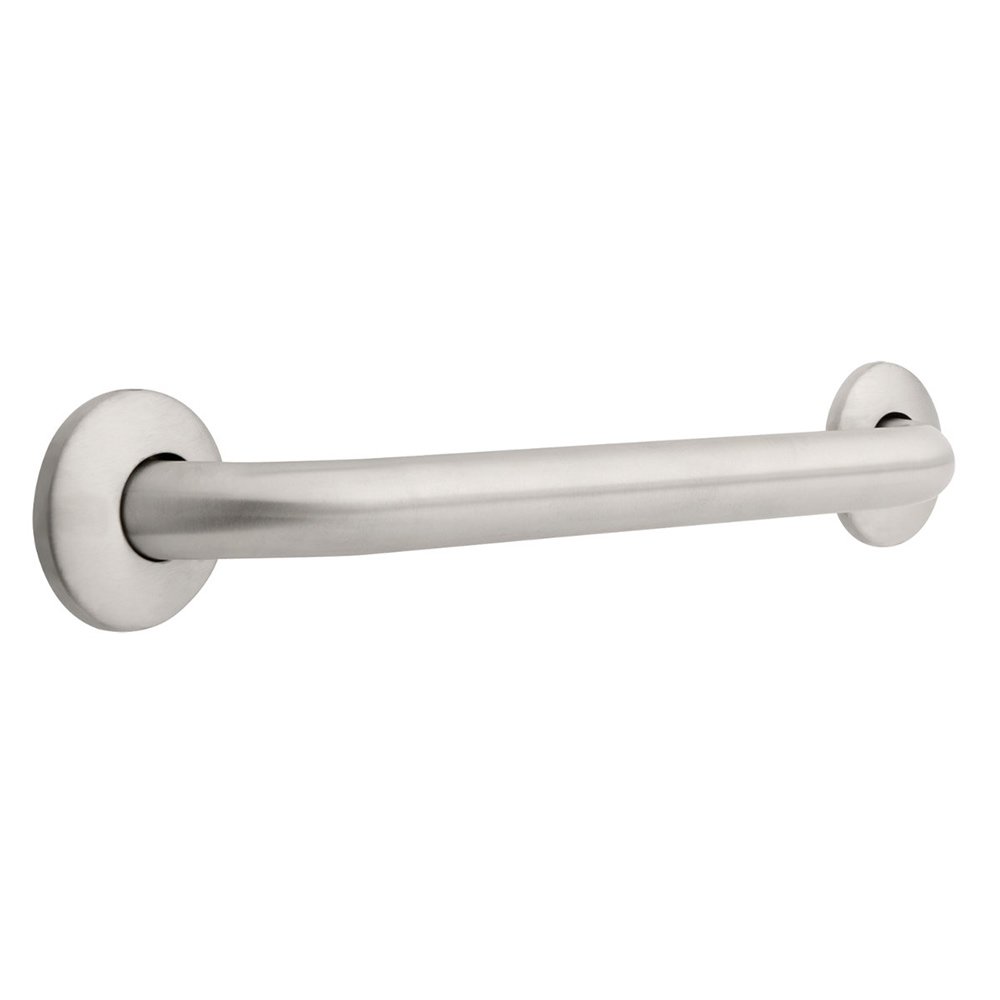Liberty Hardware 16" x 1 1/4" Concealed Screw Grab Bar in Stainless Steel