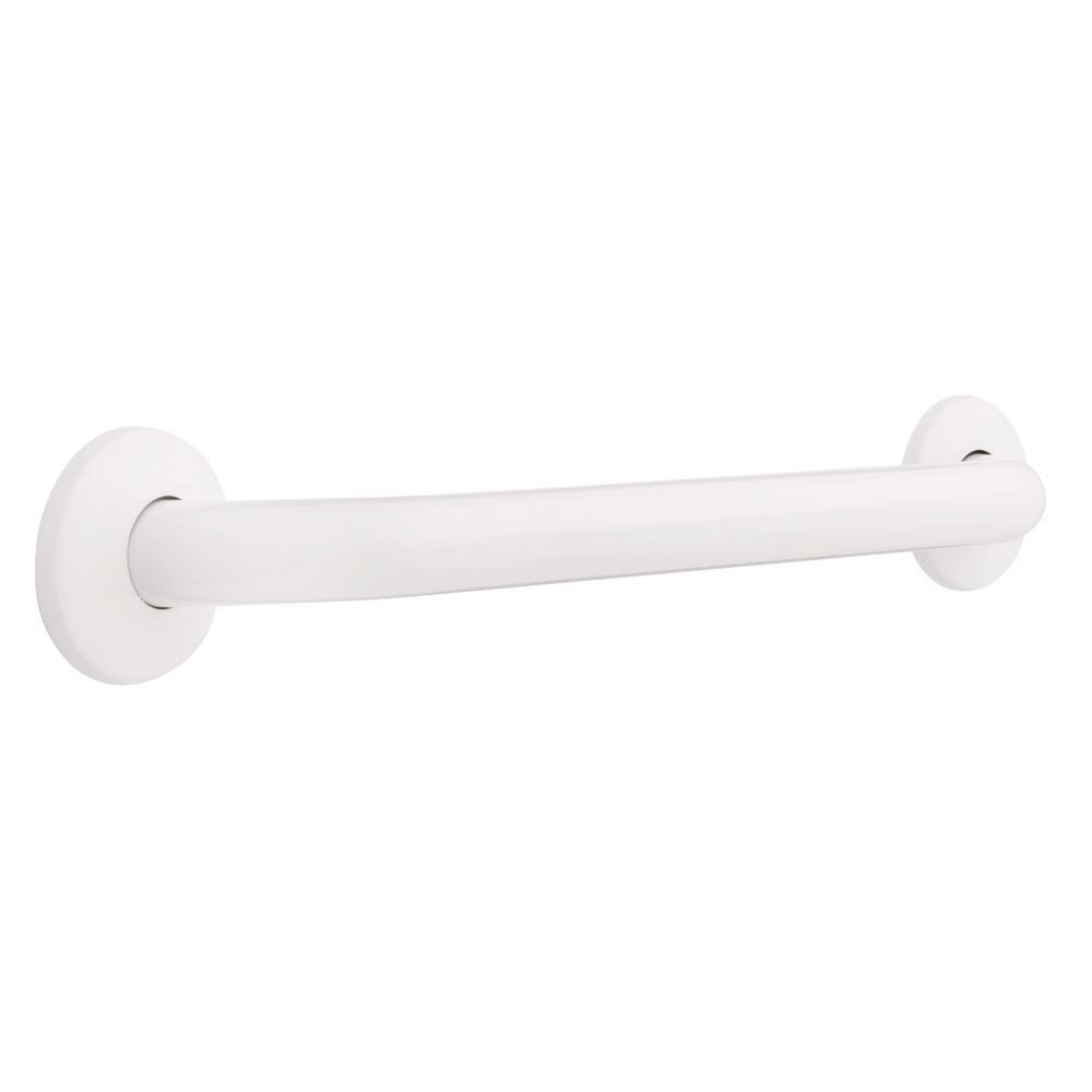 Liberty Hardware 1 1/4" OD x 18" Length Concealed Mounting in White