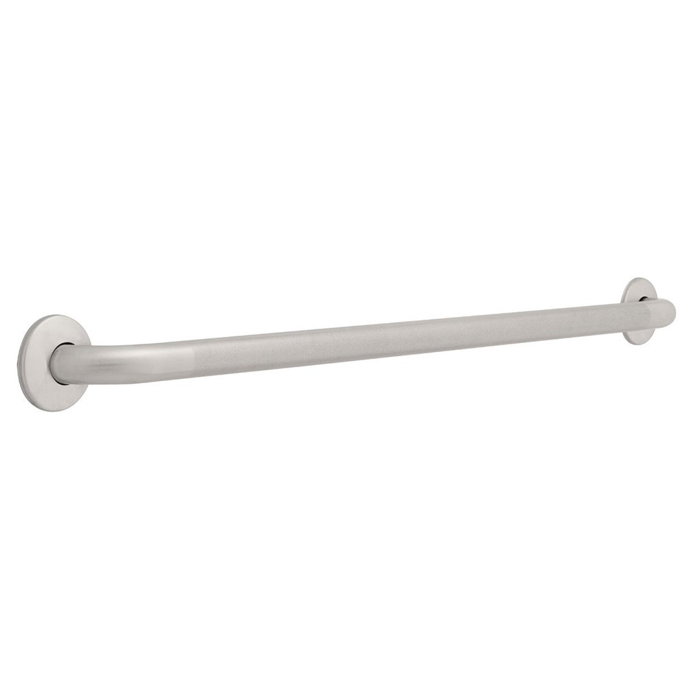 Liberty Hardware 36" x 1 1/4" Concealed Screw Grab Bar in Peened & Stainless Steel
