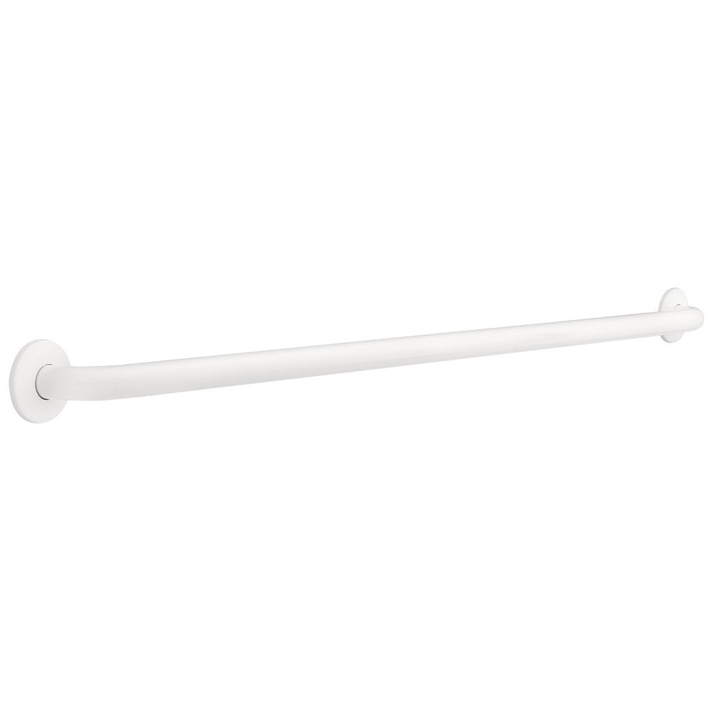 Liberty Hardware 48" x 1 1/4" Concealed Screw Grab Bar in White