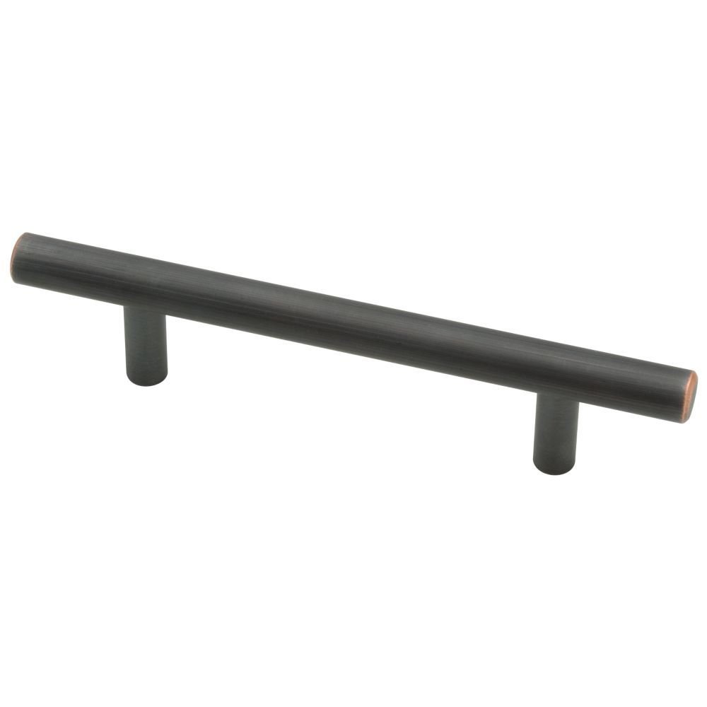 Liberty Hardware 3 3/4" Bar Pull in Bronze with Copper Highlights