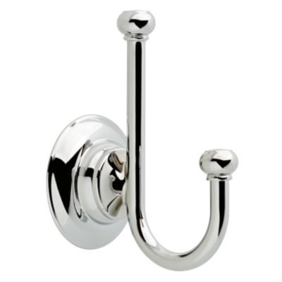 Liberty Hardware Double-Robe Hook in Polished Chrome