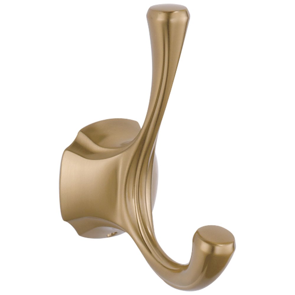 Liberty Hardware Double Robe Hook in Champagne Bronze
