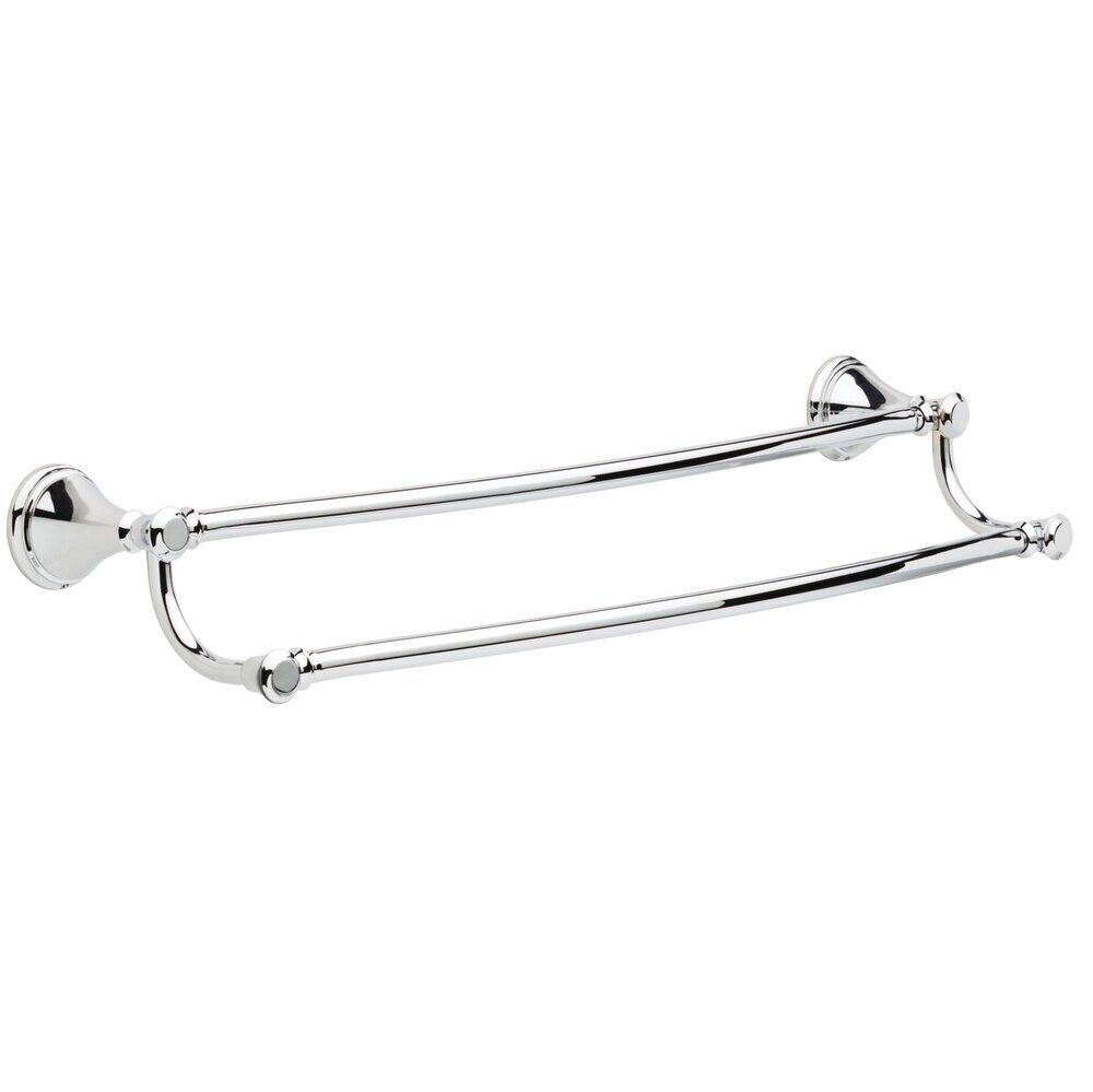 Liberty Hardware Double Towel Bar in Polished Chrome
