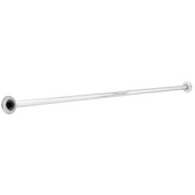 Liberty Hardware 1 x 5' Shower Rod Stamped in Polished Chrome