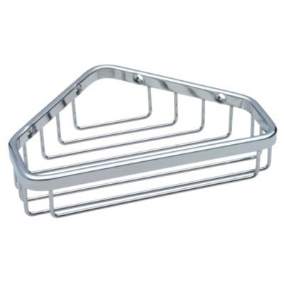 Liberty Hardware Small Corner Caddy in Bright Stainless Steel