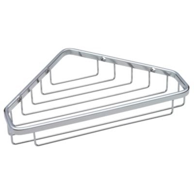 Liberty Hardware Large Corner Caddy in Bright Stainless Steel