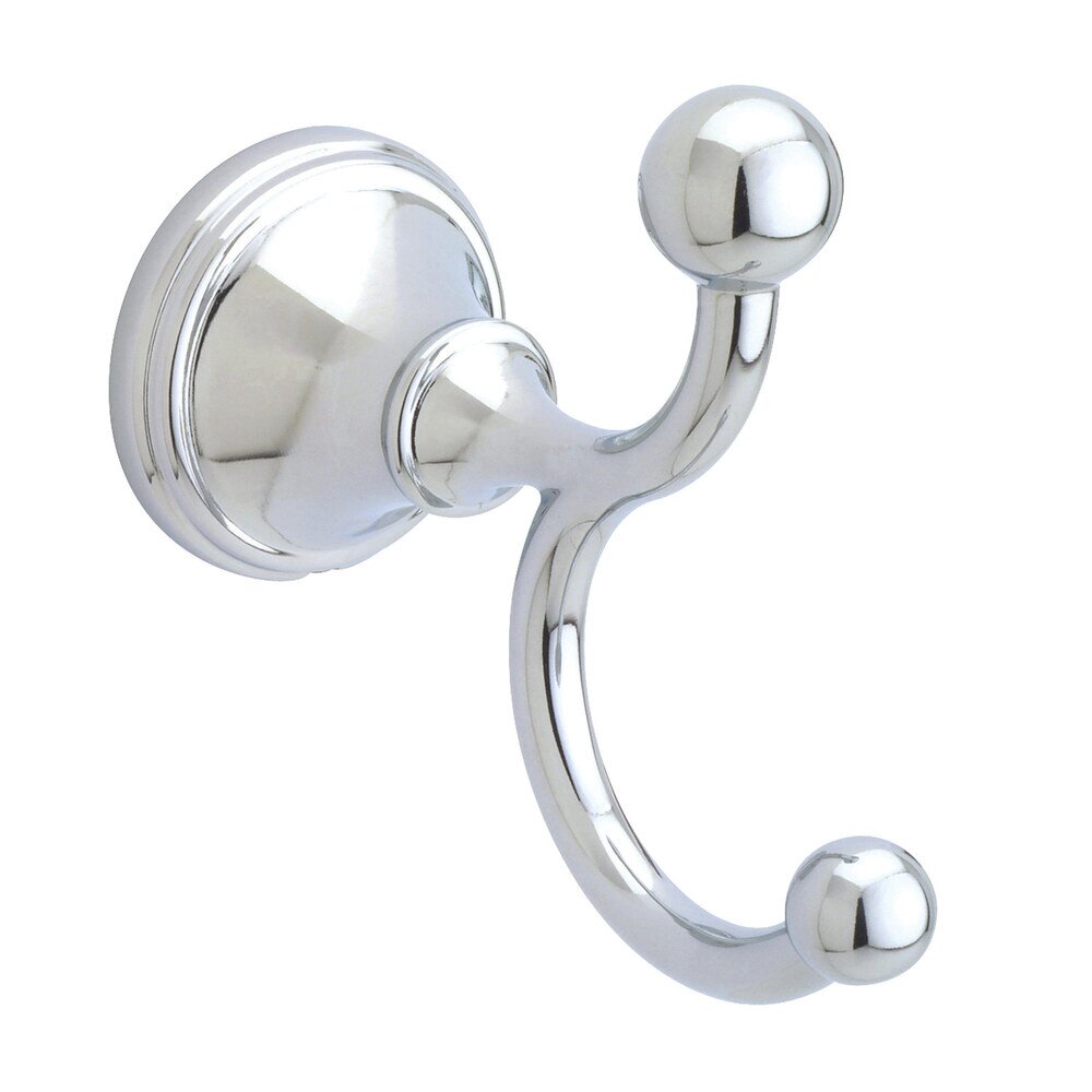 Liberty Hardware Double Towel Hook in Polished Chrome