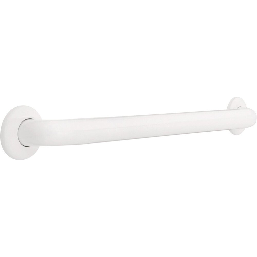 Liberty Hardware 24" x 1 1/2" Concealed Screw Grab Bar in White
