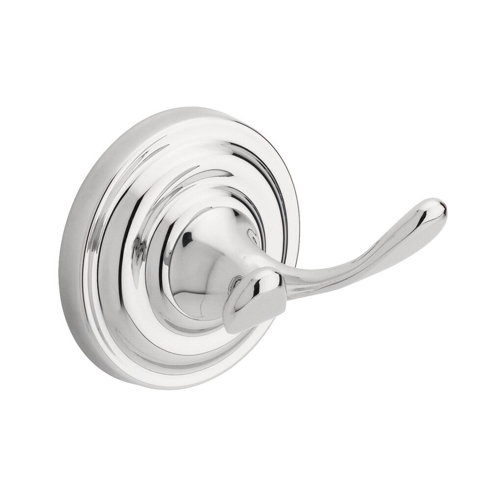 Liberty Hardware Double Towel Hook in Polished Chrome
