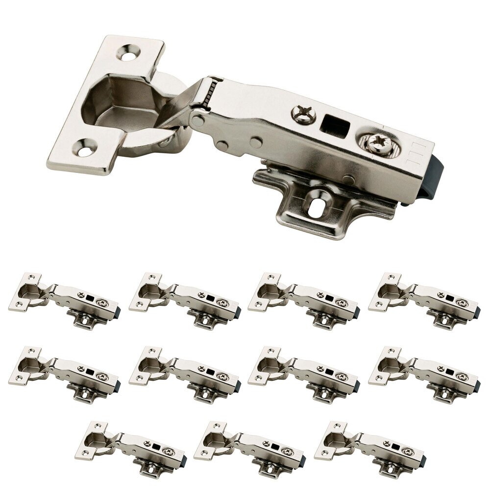 Liberty Hardware 35mm 110 Degree Full Overlay Soft-Close Hinge (6 Pair) in Nickel Plated