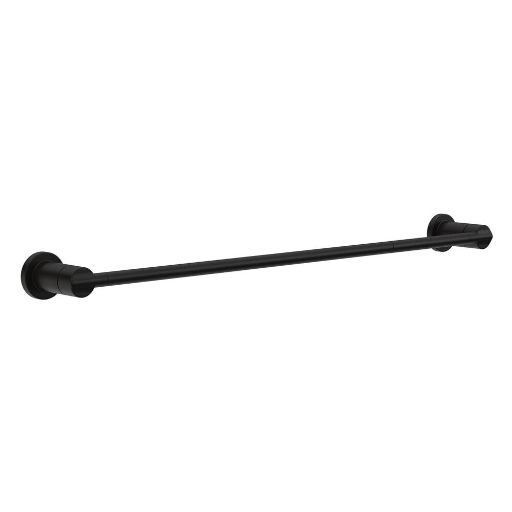 Liberty Hardware 18" Towel Bar with 6" Extender in Matte Black