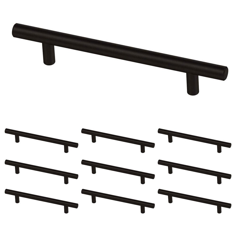 Liberty Hardware (10 Pack) 5 1/16" (128mm) Centers Bar Pull in Matte Black