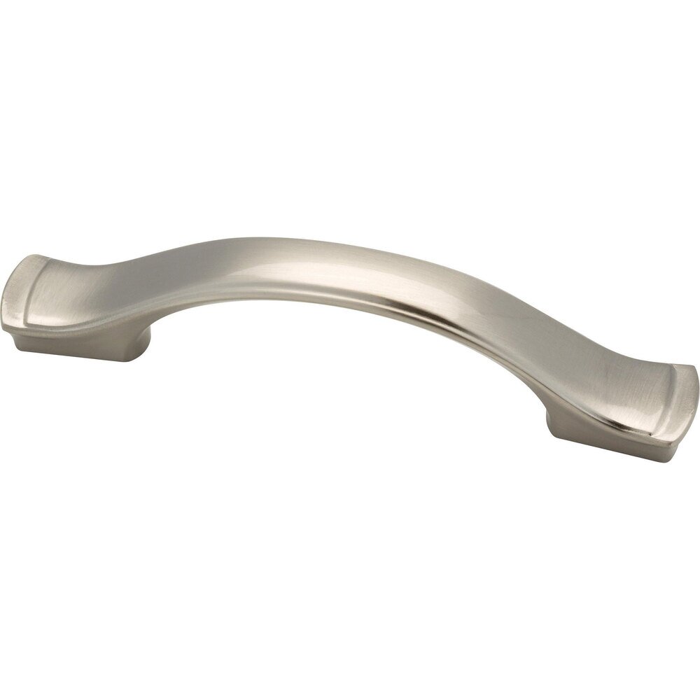 Liberty Hardware 3" and 3 3/4" Dual Mount Step Edge Pull in Satin Nickel