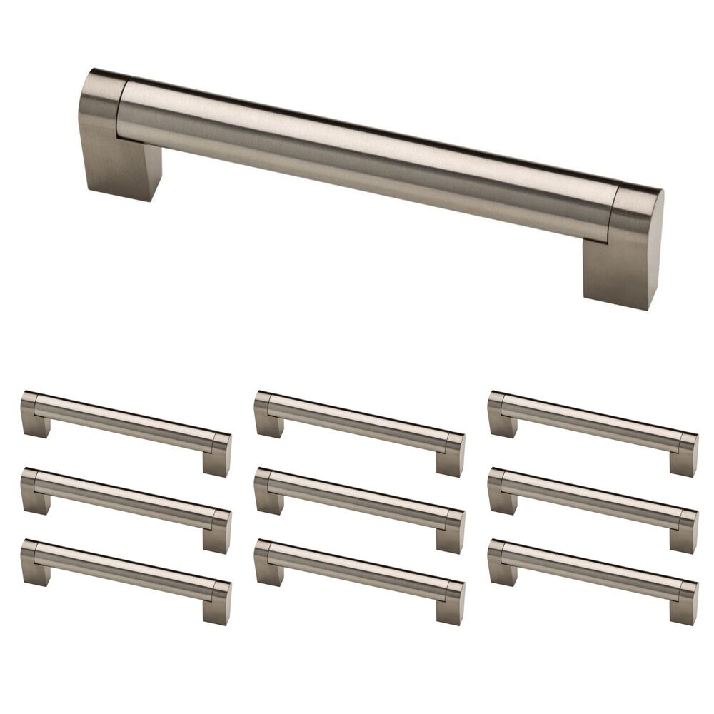 Liberty Hardware (10 Pack) 5 1/16" (128mm) Centers Stratford Bar Pull in Stainless Steel