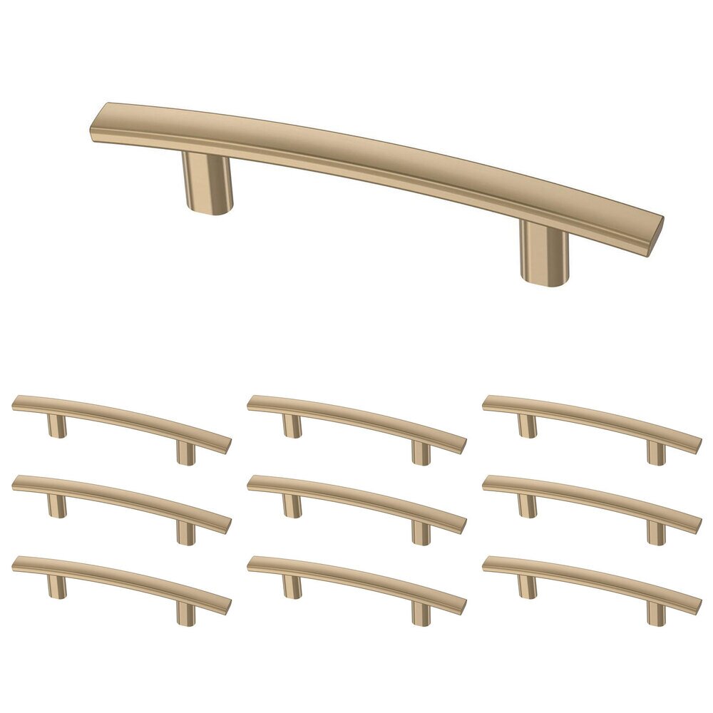 Liberty Hardware (10 Pack) 3" (76mm) Centers Subtle Arch Pull in Champagne Bronze