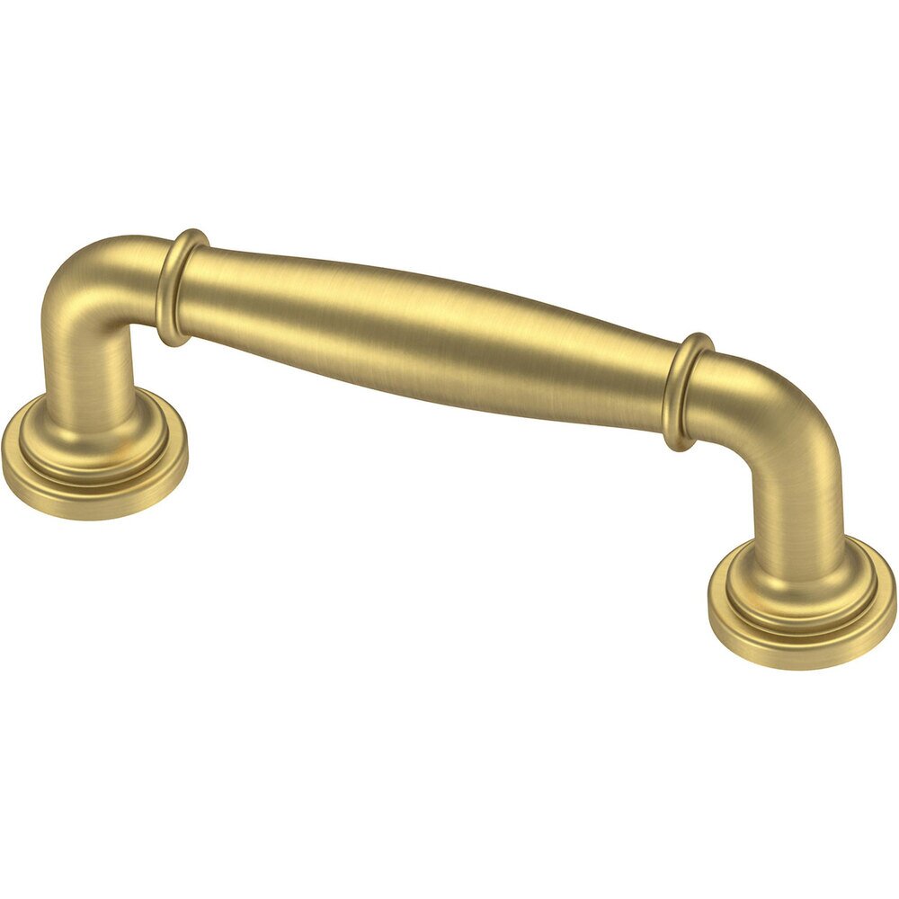 Liberty Hardware 3" (76mm) Centers Classic Elegance Pull in Modern Gold