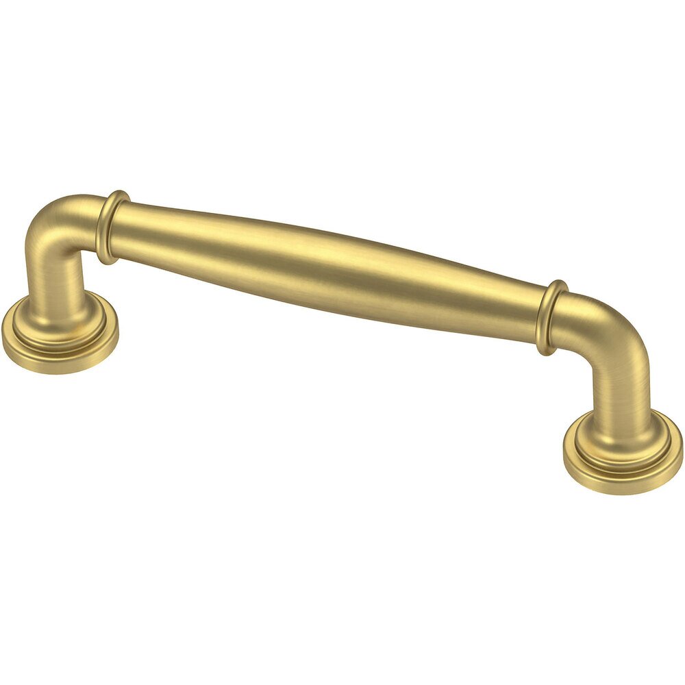 Liberty Hardware 3 3/4" (96mm) Centers Classic Elegance Pull in Modern Gold