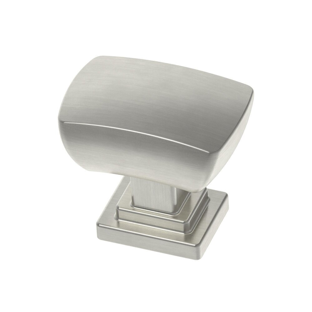 Liberty Hardware 1-3/16" (30mm) Wrapped Square Knob in Satin Nickel