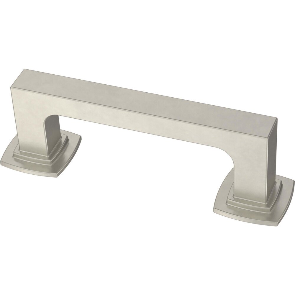 Liberty Hardware 3" 76mm) Centers Parow Pull in Brushed Nickel