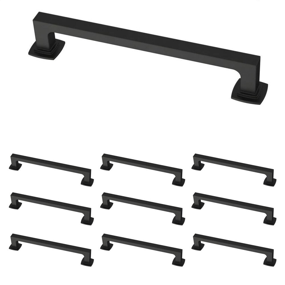 Liberty Hardware (10 Pack) 6 5/16" (160mm) Centers Parow Pull in Matte Black