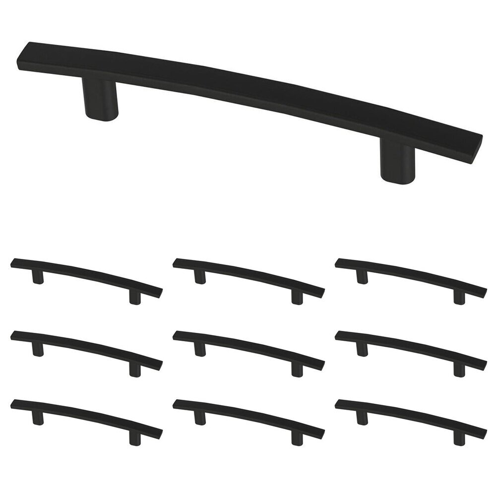 Liberty Hardware (10 Pack) 3 3/4" (96mm) Centers Subtle Arch Pull in Matte Black