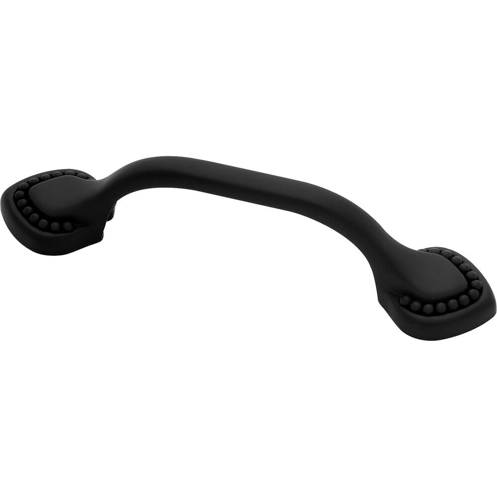 Liberty Hardware 3" Double Beaded Pull in Matte Black