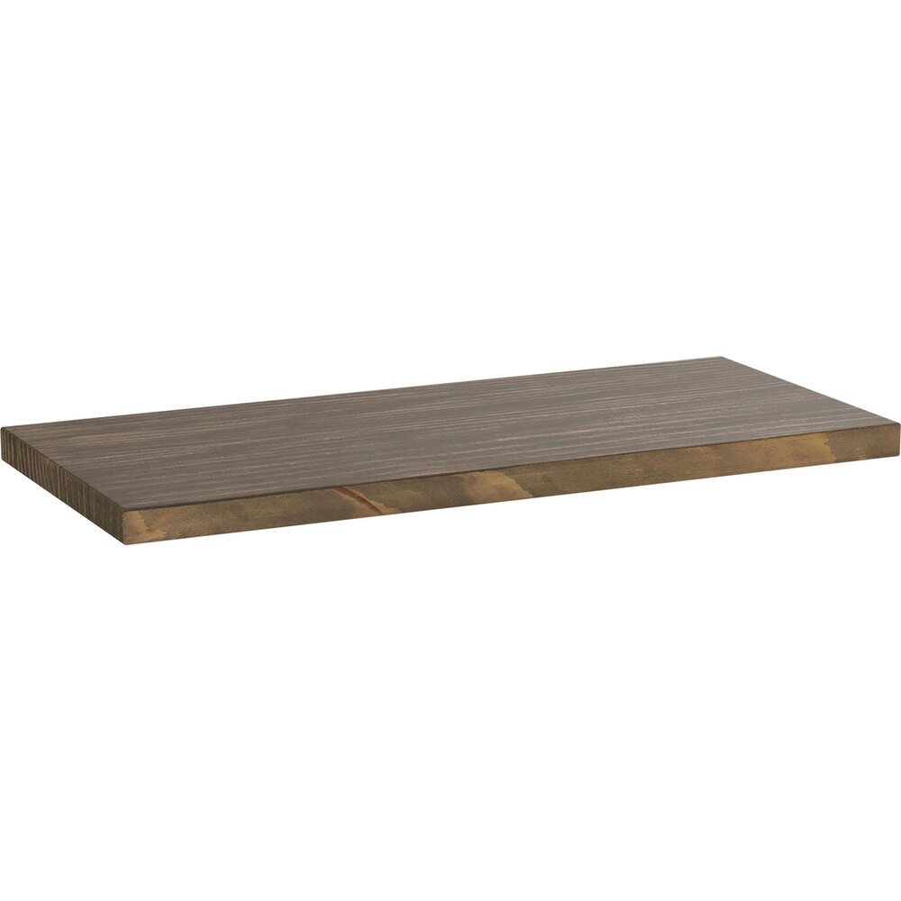 Liberty Hardware 18" Solid Wood Shelf (Pine) in Medium Wood Stain