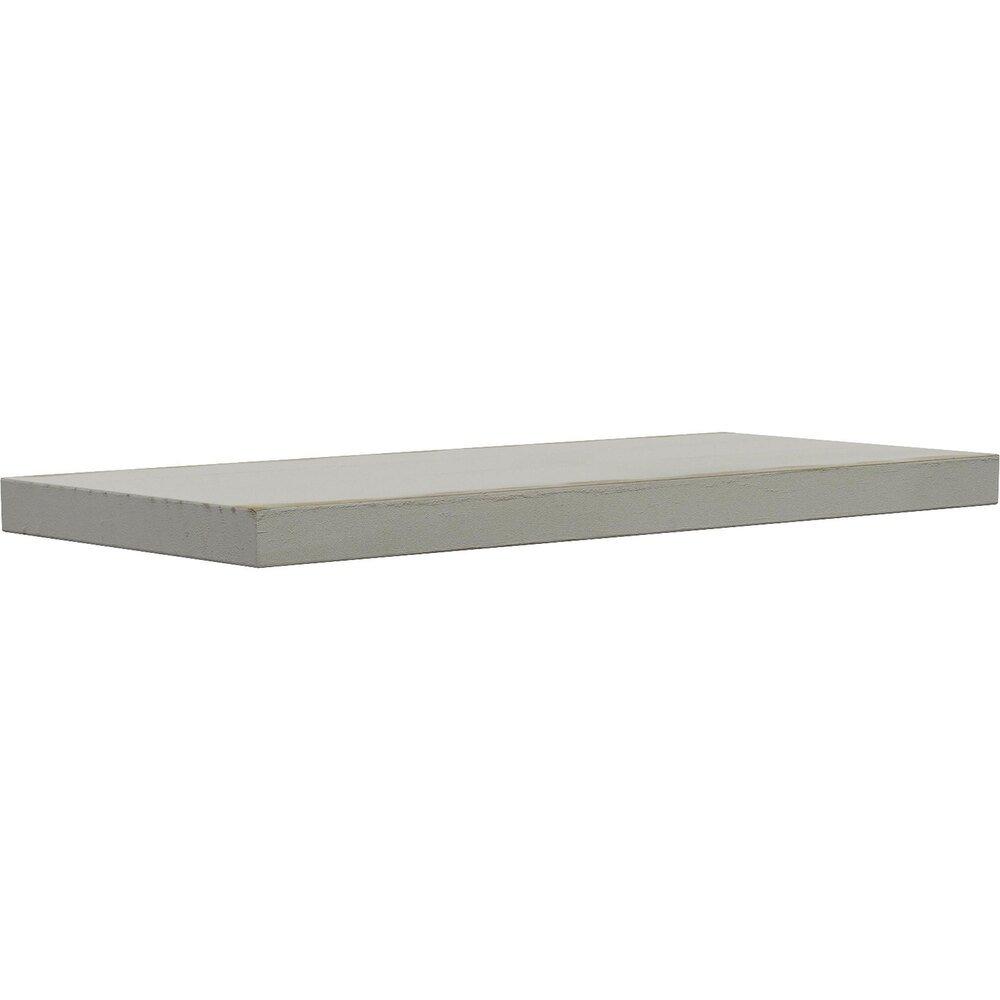 Liberty Hardware 18" x 8" Solid Wood Shelf in Antique White Stain