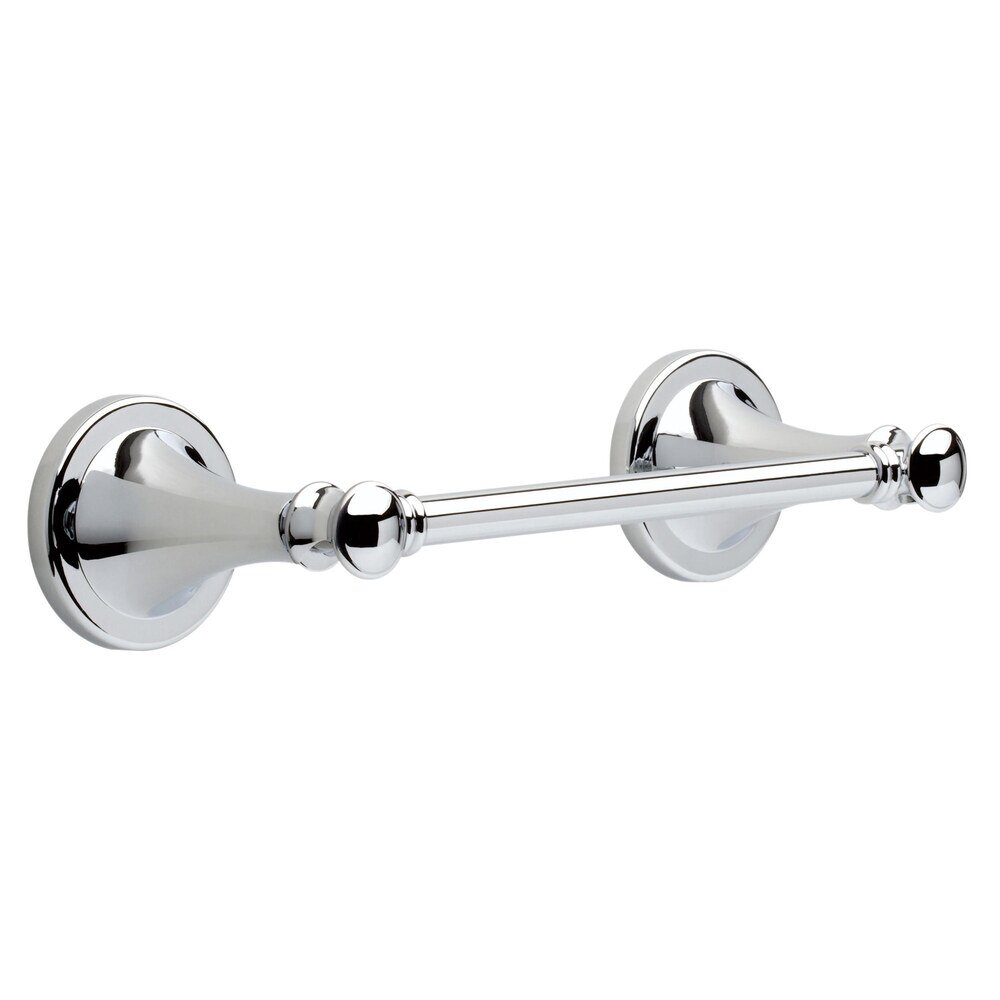 Liberty Hardware Pivoting Double Post Toilet Paper Holder in Polished Chrome