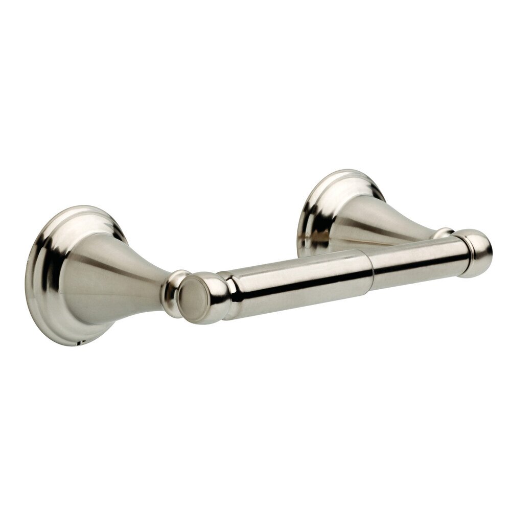 Liberty Hardware Double Post Toilet Paper Holder in Stainless
