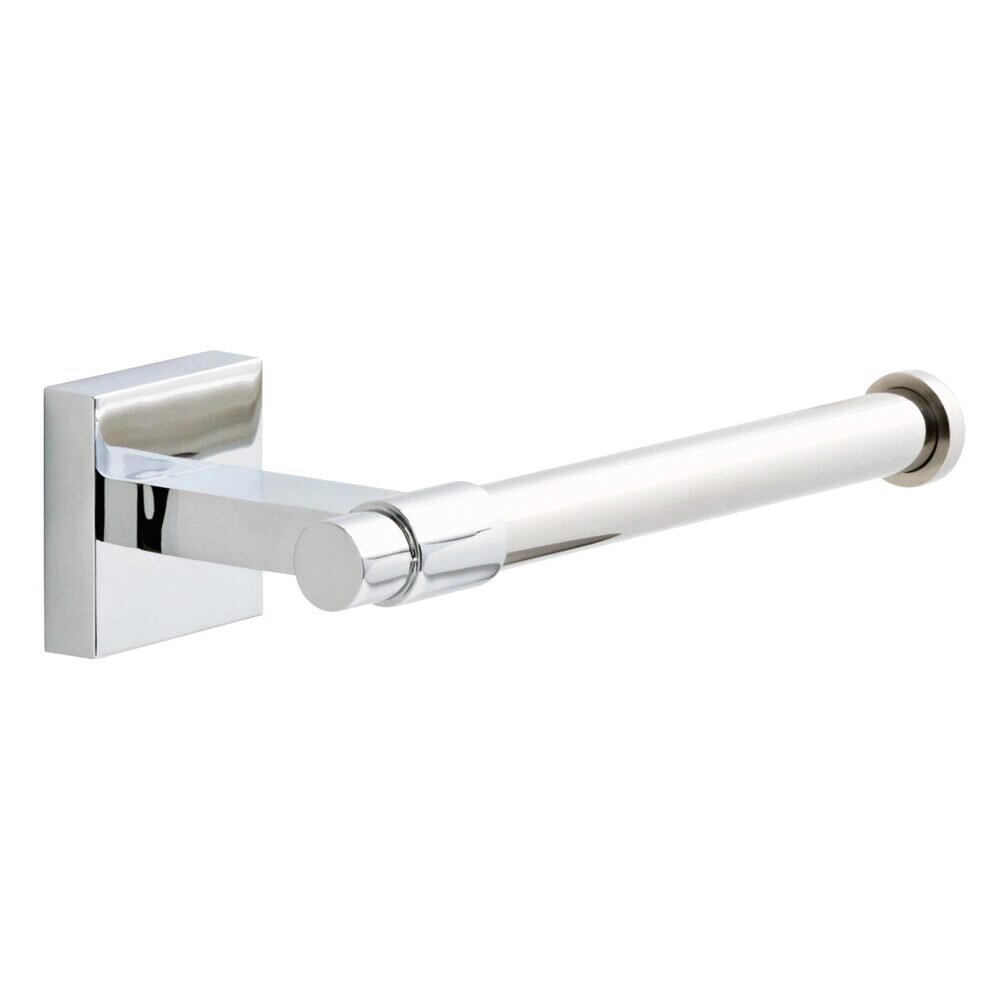 Liberty Hardware Single Arm Toilet Paper Holder in Polished Chrome