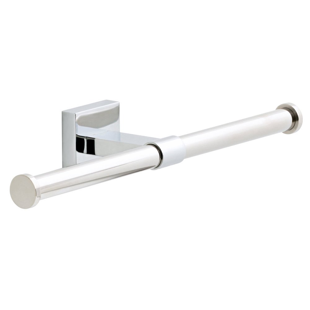 Liberty Hardware Double Arm Toilet Paper Holder in Polished Chrome