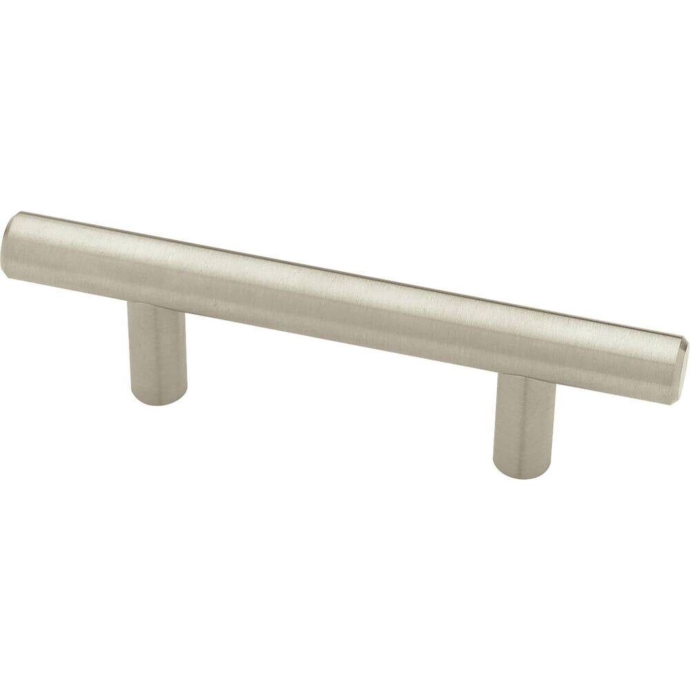 Liberty Hardware 3" Centers Steel Bar Pull in Stainless Steel finish