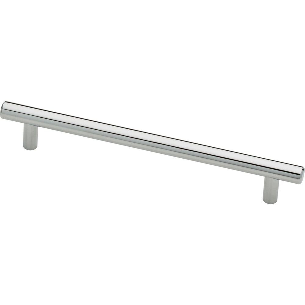 Liberty Hardware 6 1/4" Steel Bar Pull in Polished Chrome