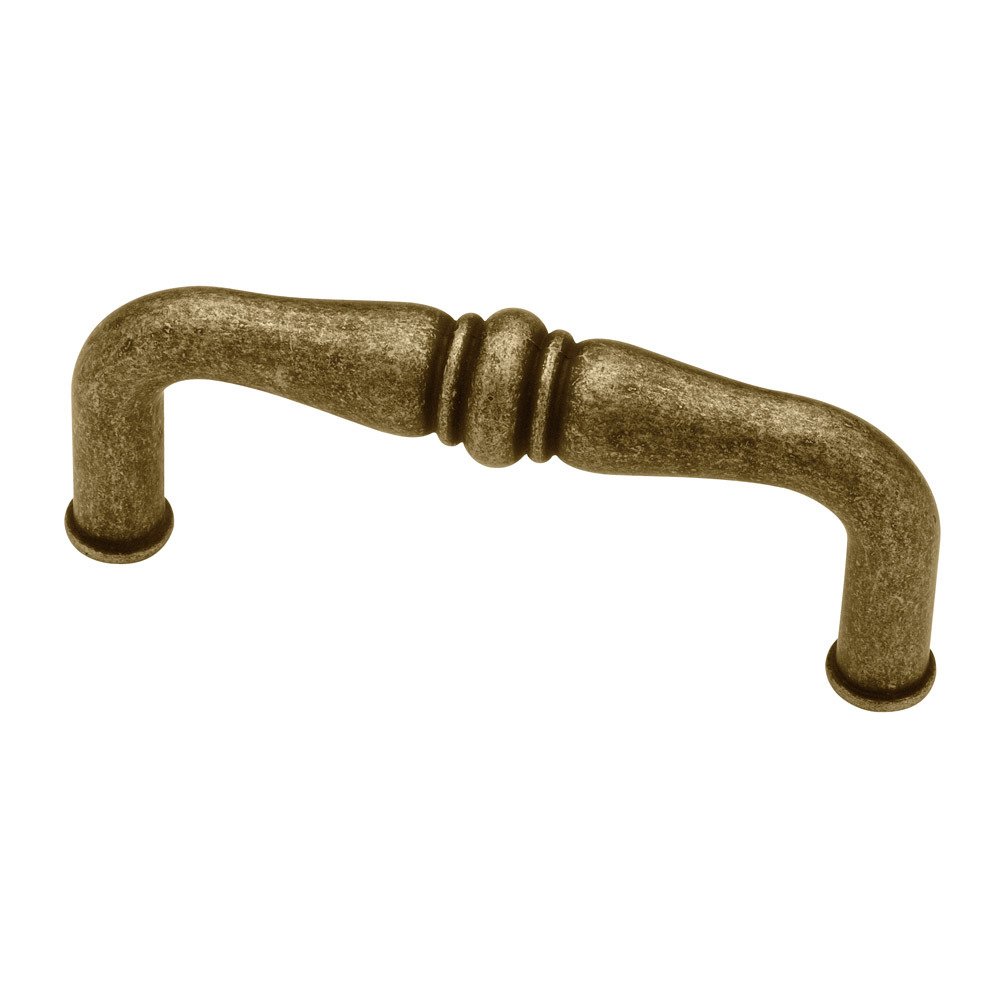 Liberty Hardware 76mm Pull in Burnished Antique Brass