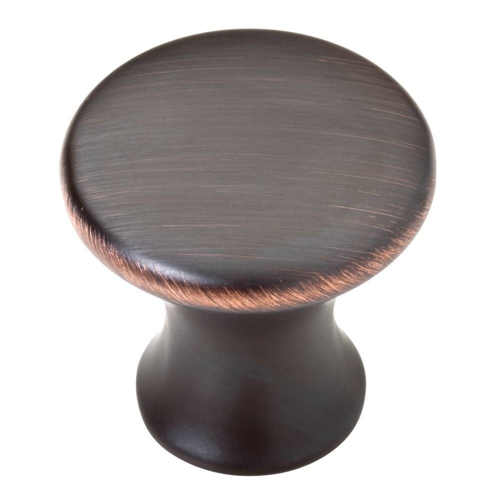 Liberty Hardware 1 1/8" Serenity Knob in Bronze with Copper Highlights