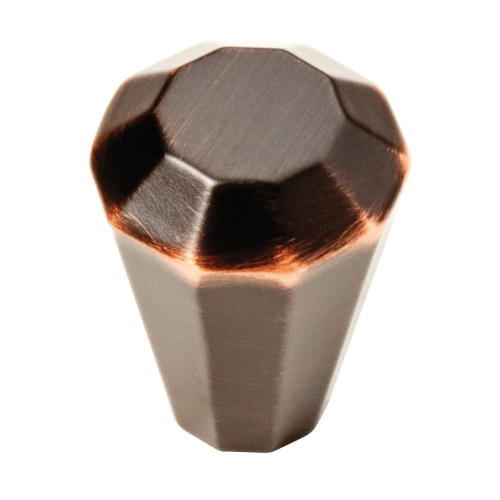 Liberty Hardware 3/4" Diameter Knob in Bronze with Copper Highlights