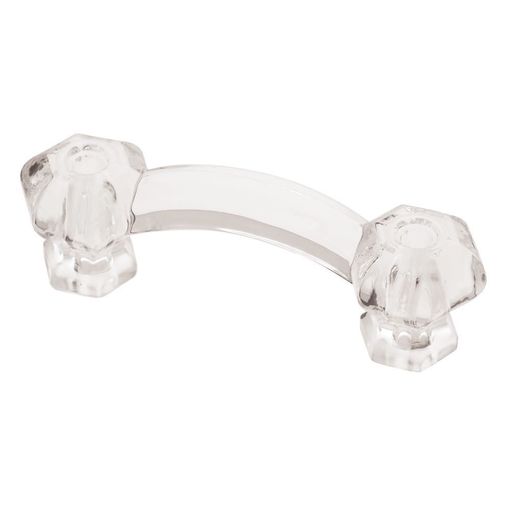 Liberty Hardware 3" Pull in Clear Acrylic