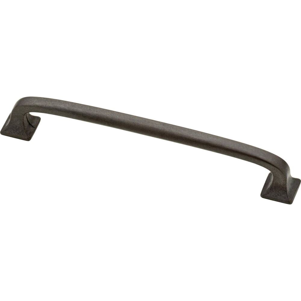 Liberty Hardware 5" Centers Lombard Pull in Soft Iron
