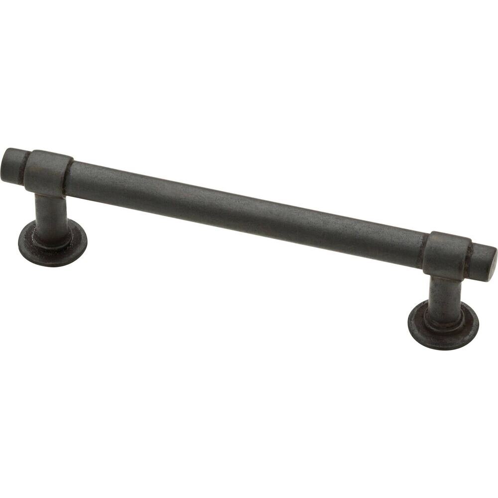 Liberty Hardware 4" Centers Francisco Pull in Soft Iron