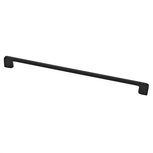 Liberty Hardware 12" Center Appliance Pull in Flat Black