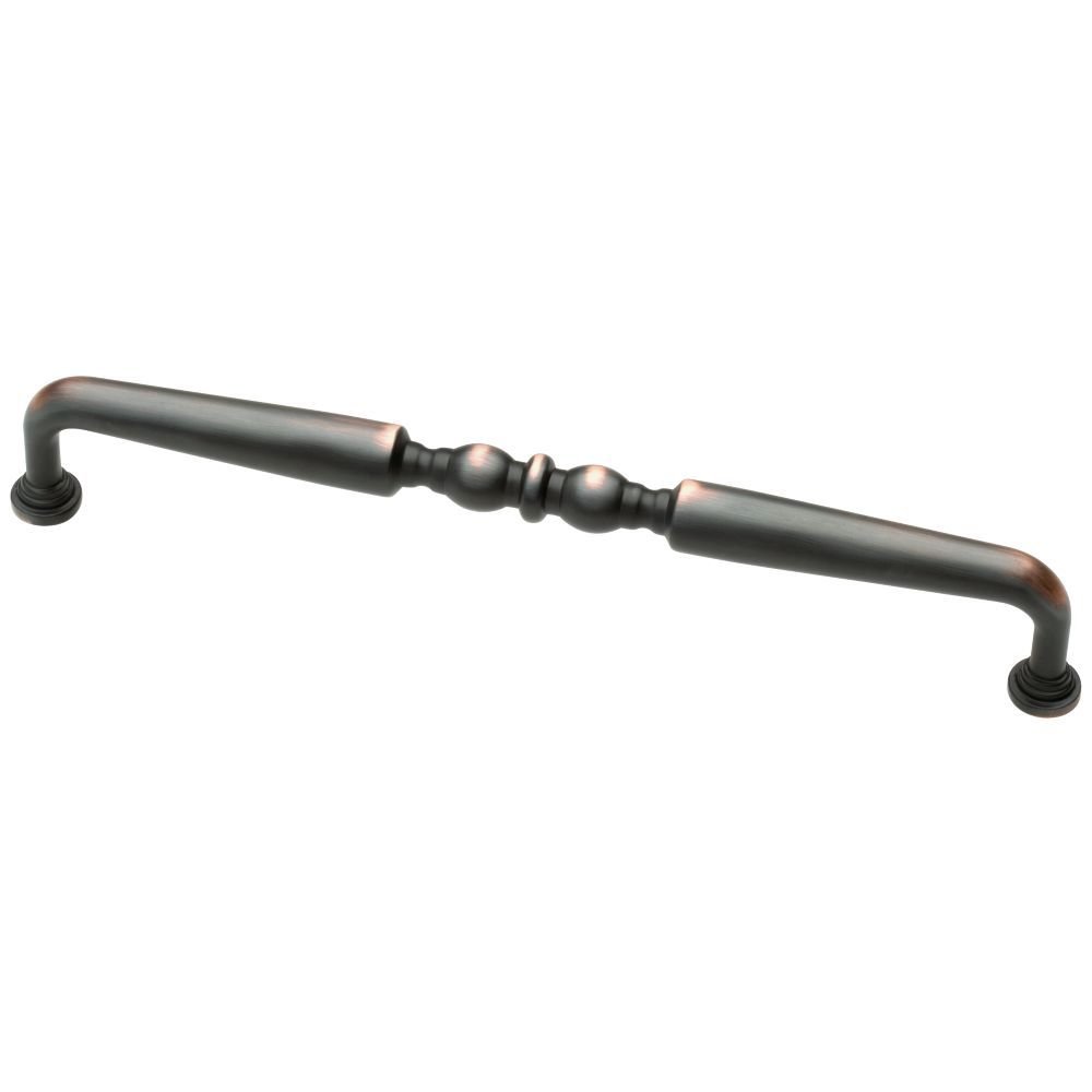 Liberty Hardware 12" Appliance Pull in Bronze with Copper Highlights