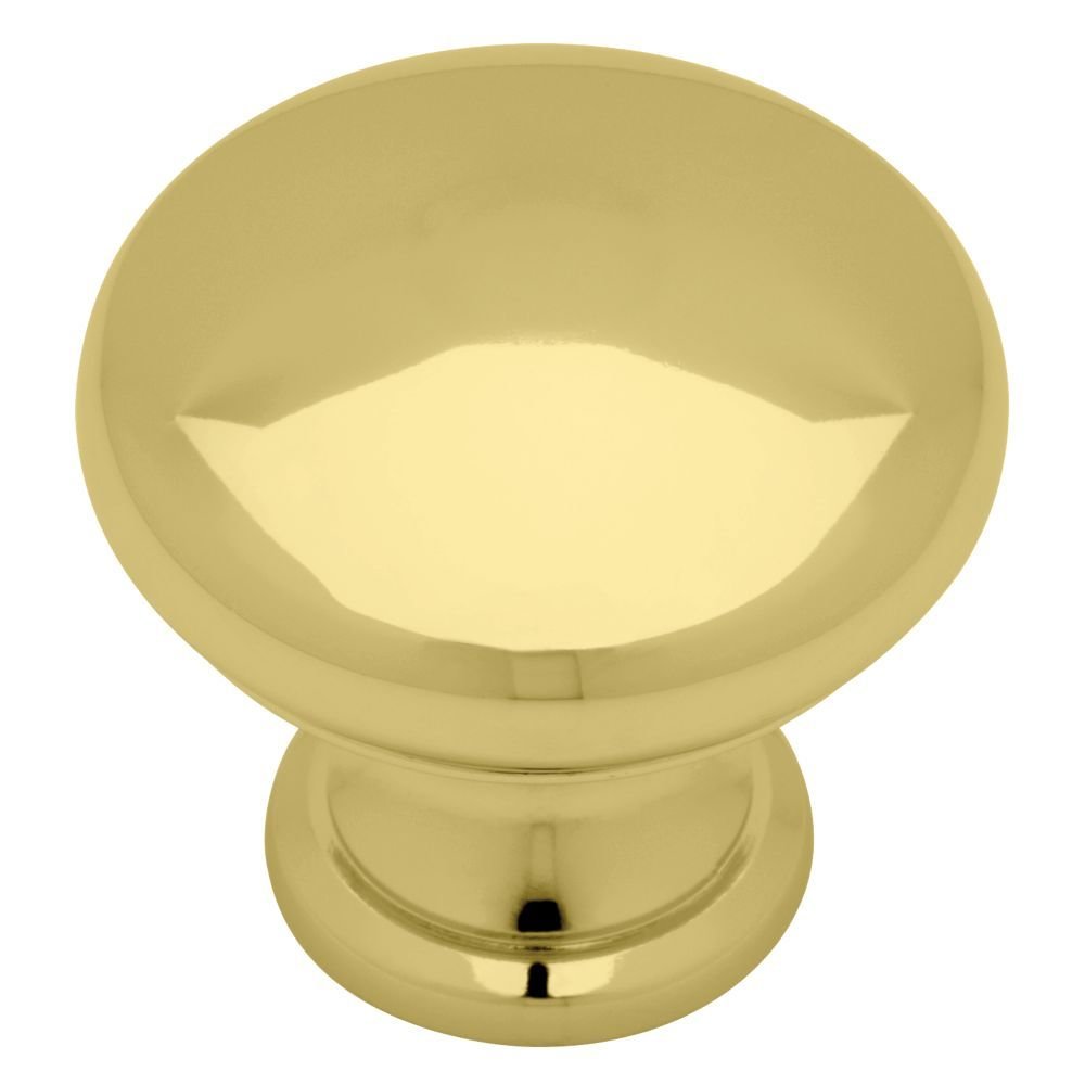 Liberty Hardware 1 1/4" Hollow Diecast Knob in Polished Brass