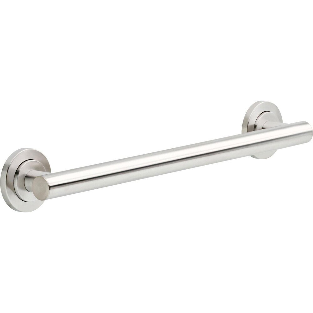 Liberty Hardware 18" x 1 1/4" Decorative ADA Grab Bar in Stainless Steel