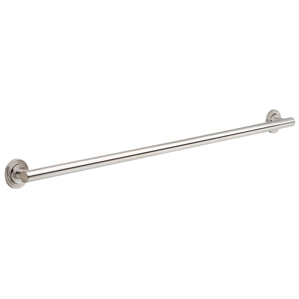 Liberty Hardware 48" x 1 1/4" Decorative ADA Grab Bar in Stainless Steel