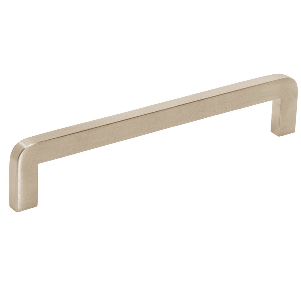 Linnea Hardware 8" Centers Rounded Pull in Satin Brass PVD