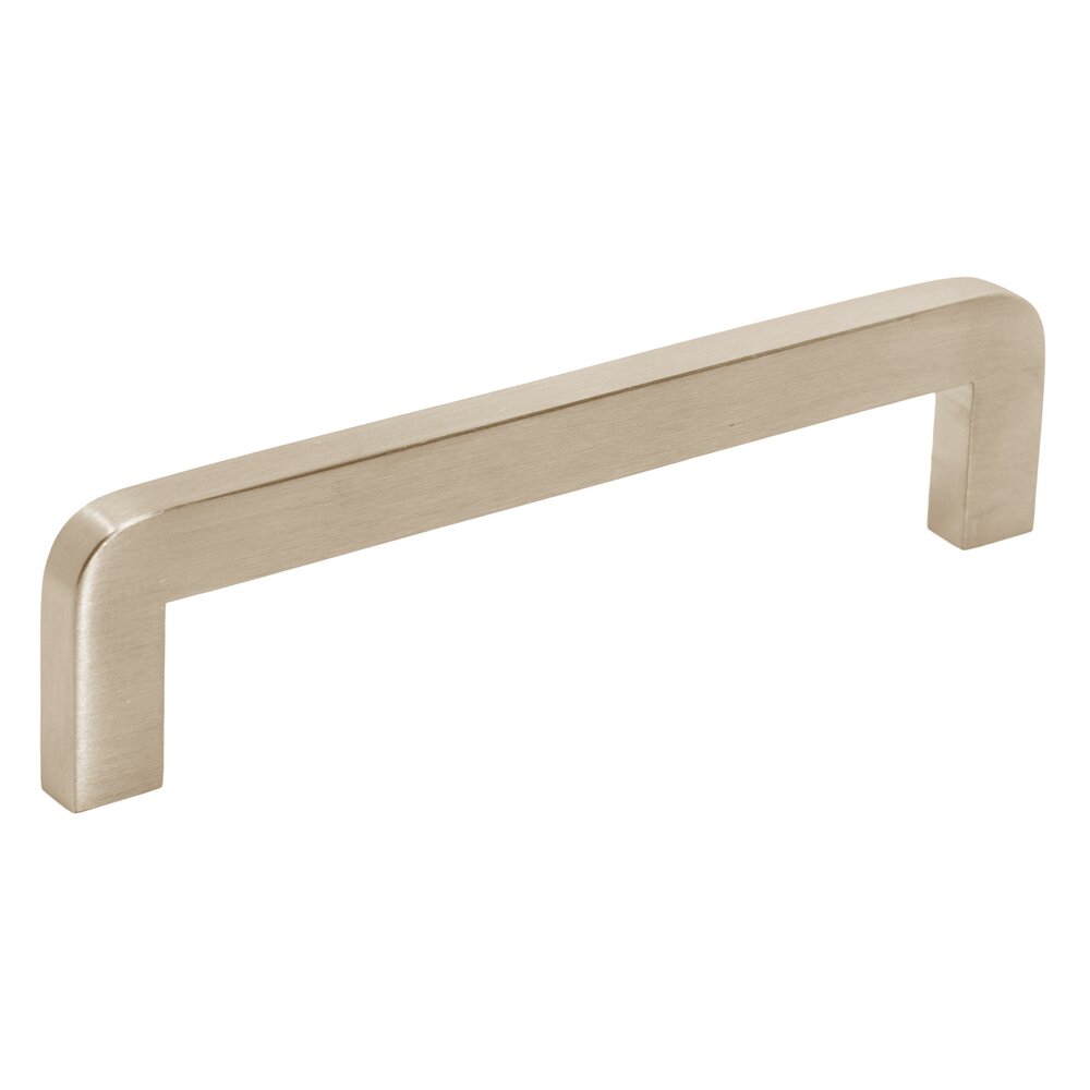 Linnea Hardware 6 1/2" Centers Rounded Pull in Satin Brass PVD