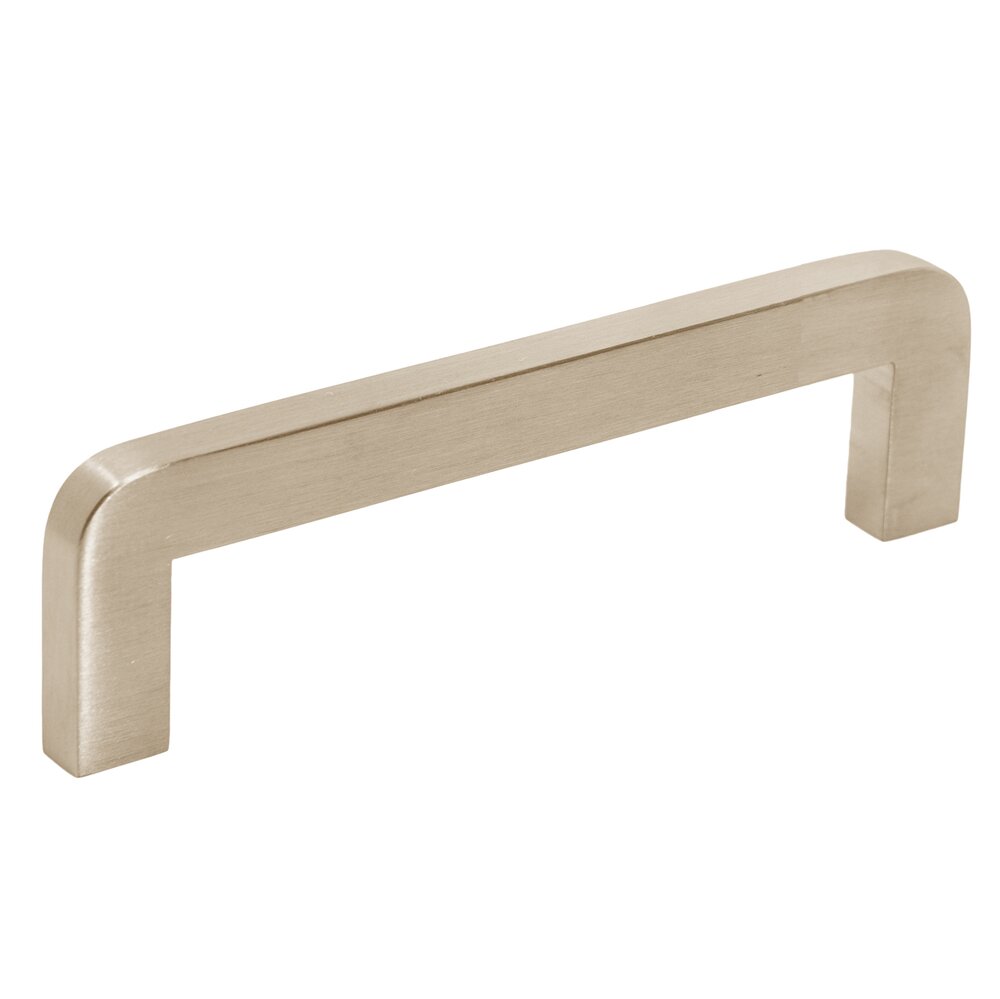 Linnea Hardware 5" Centers Rounded Pull in Satin Brass PVD