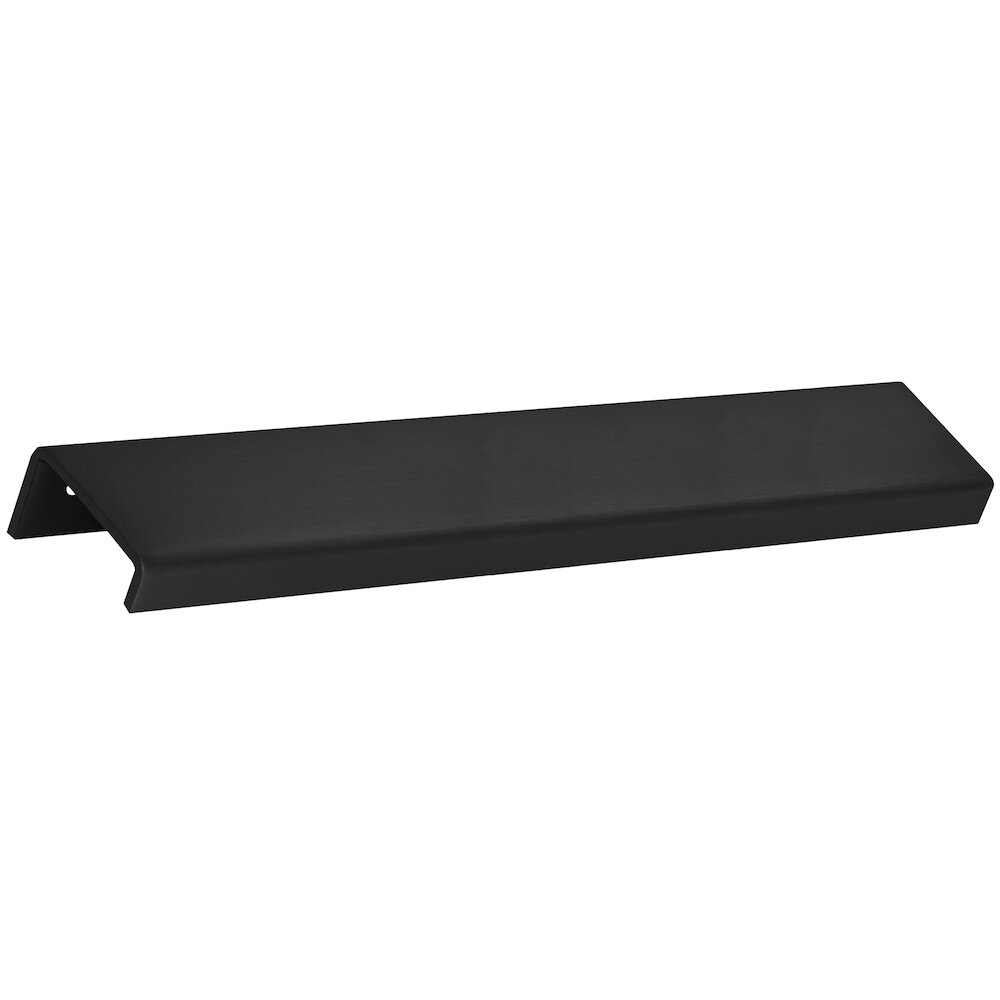 Linnea Hardware 7 7/8" Long 3/8" Squared Drop Down Back Mounted Edge Pull in Satin Black PVD